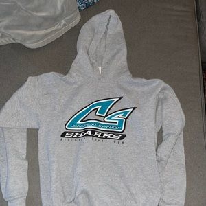 Cheersport sharks hoodie youth sweatshirt xl